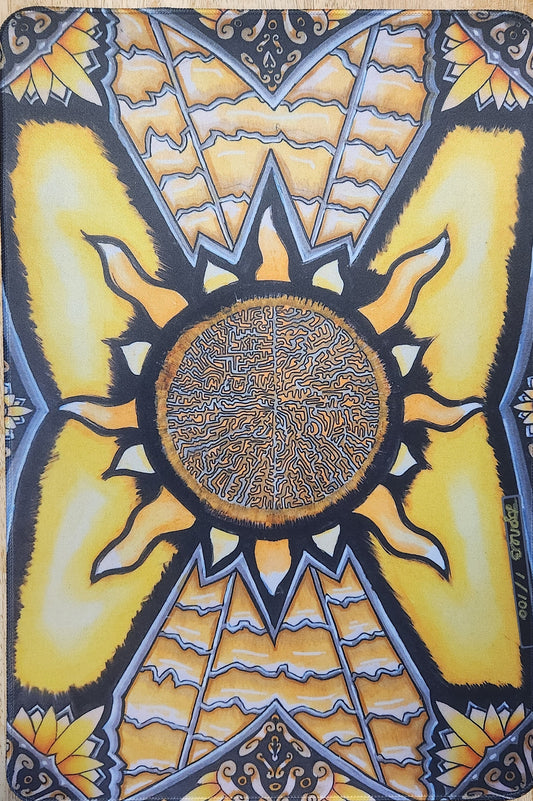 MTG tcg playmat White Mana - Limited Edition